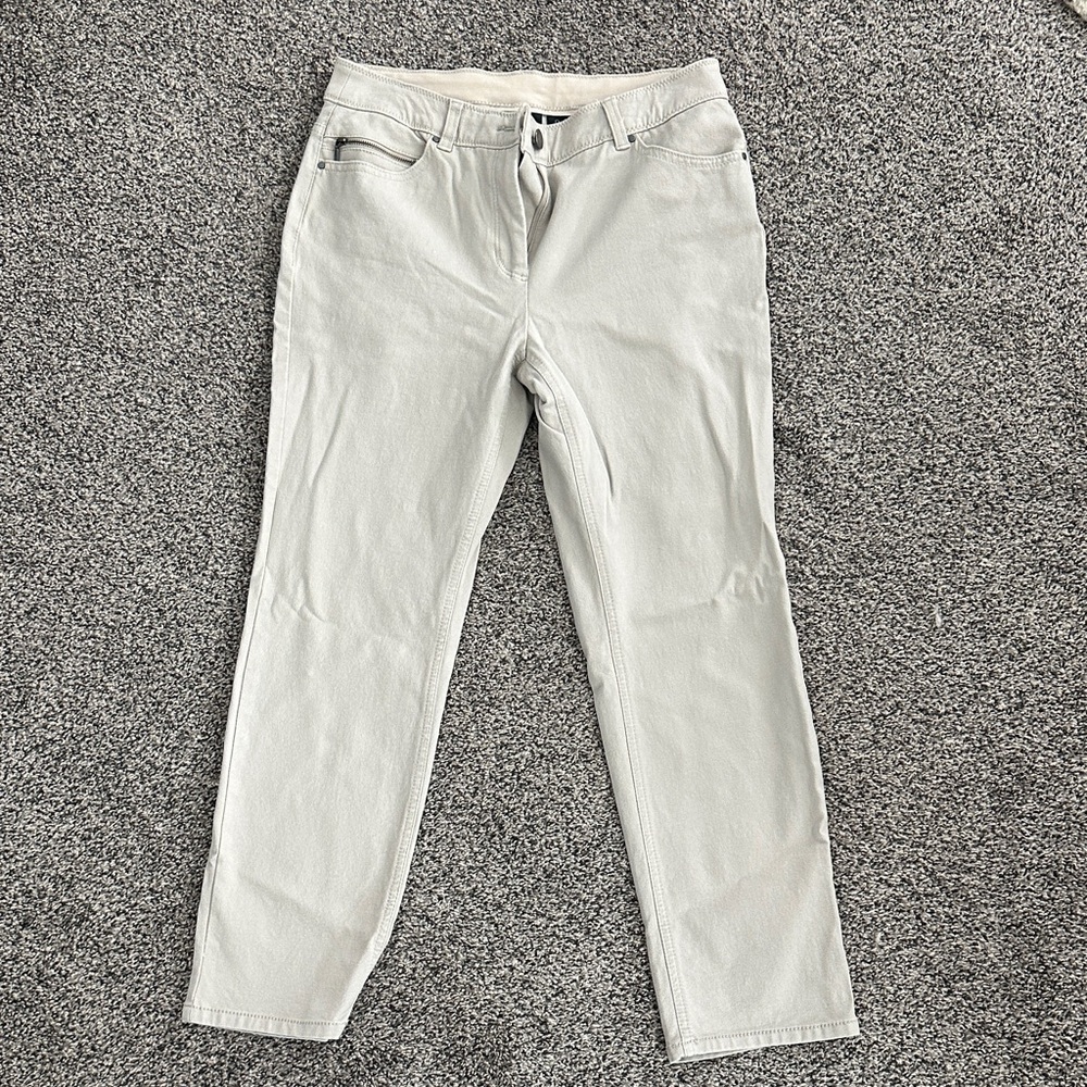 Chico's Light Gray Skinny Jeans